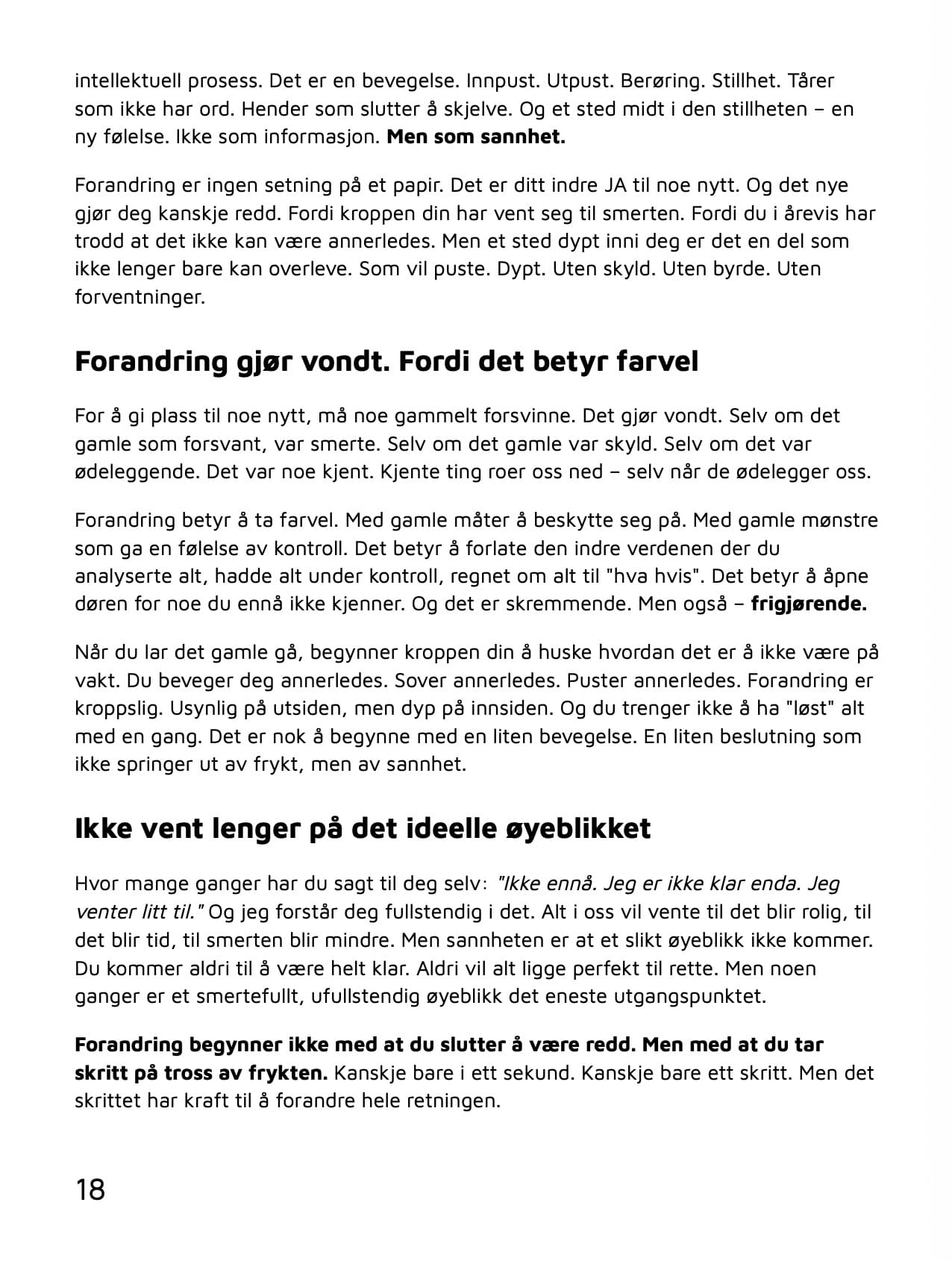 Slipp taket på det som ødelegger deg — utdrag fra boken (side 2)