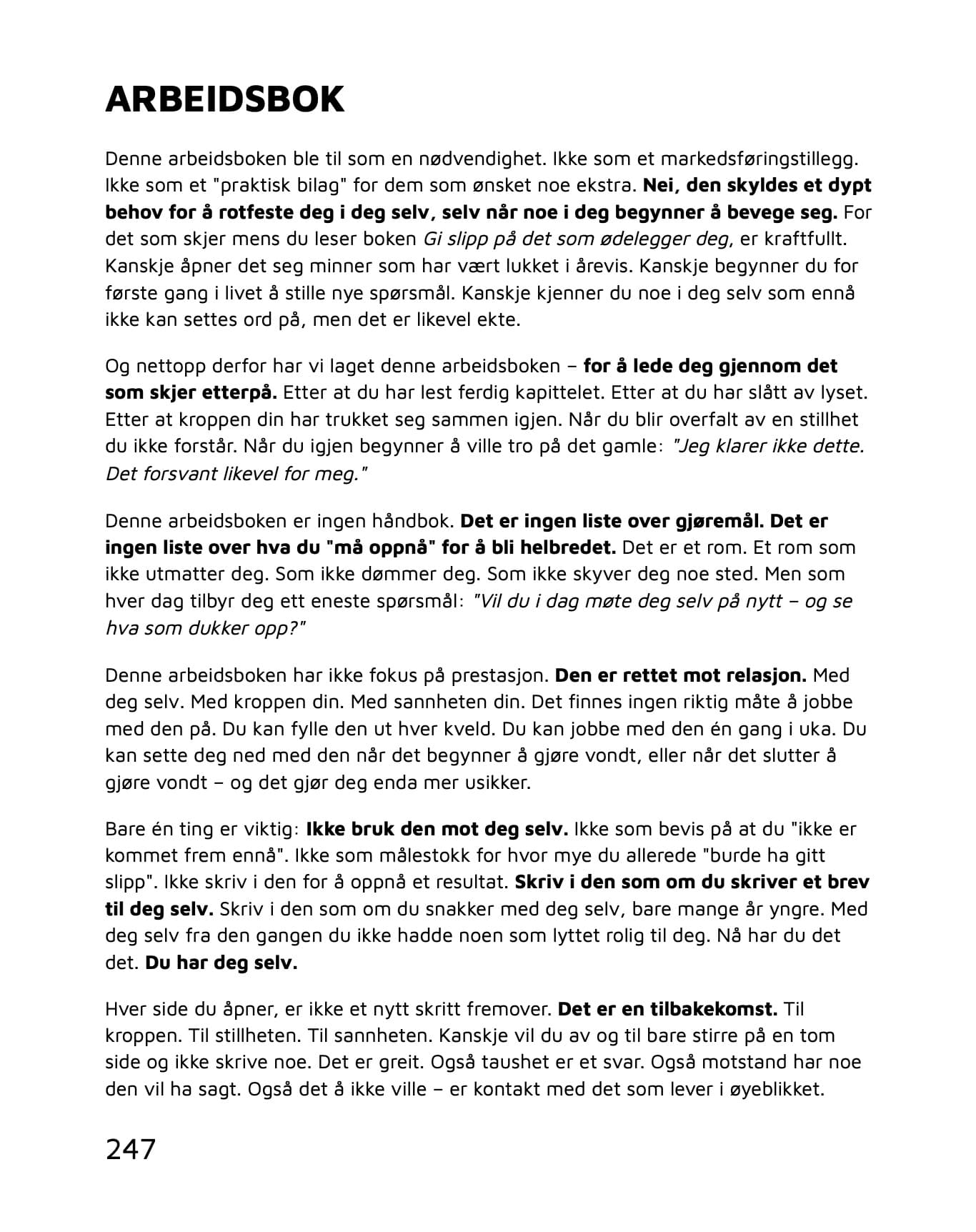 Slipp taket på det som ødelegger deg — utdrag fra boken (side 9)